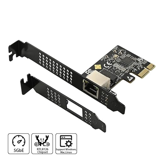 IO CREST 5.0GB PCIe Network Card – PCIe to 5.0 Gigabit Ethernet Network Card - Image 4
