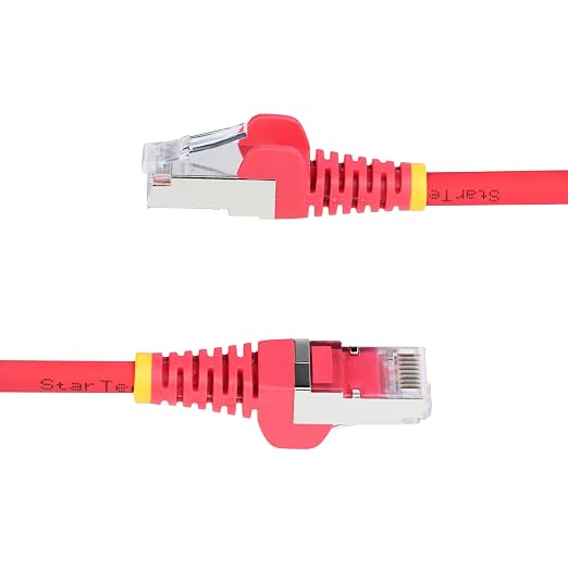 StarTech.com 1ft Red CAT6a Ethernet Cable, Snagless RJ45, 100W PoE++, 27AWG - Image 3