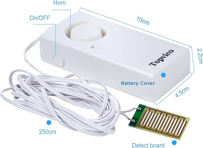 Water Leak Detectors for Home, Sump Pump, Under Sink, Moisture Alarm Sensor - Image 4