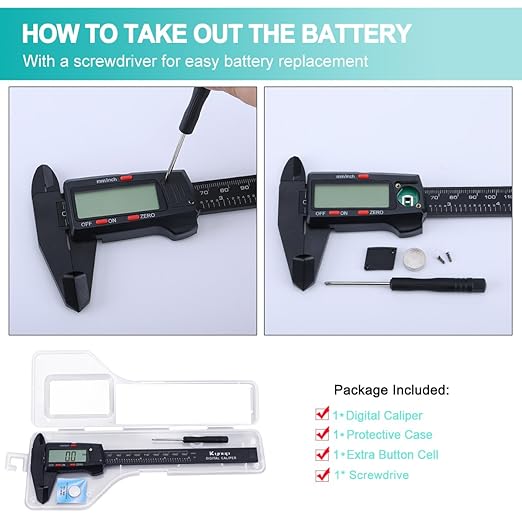 Kynup Digital Caliper, Caliper Measuring Tool - Image 6