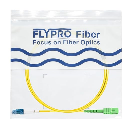 FLYPROFiber- OS2 LC to SC APC Fiber Optic Internet Cable, Single Mode Fiber - Image 7