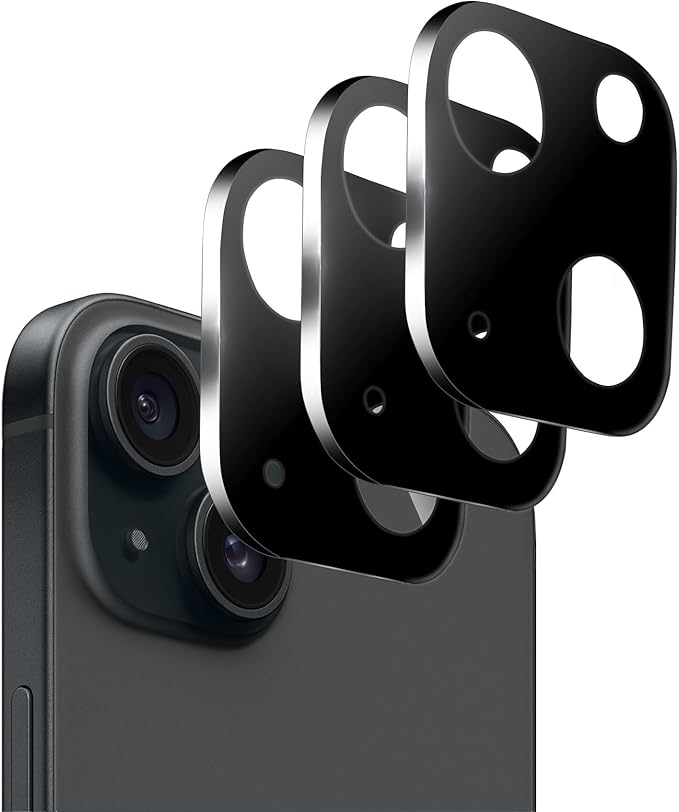 Dengduoduo 3 Pack Tempered Glass Camera Lens Protector by Dengduoduo