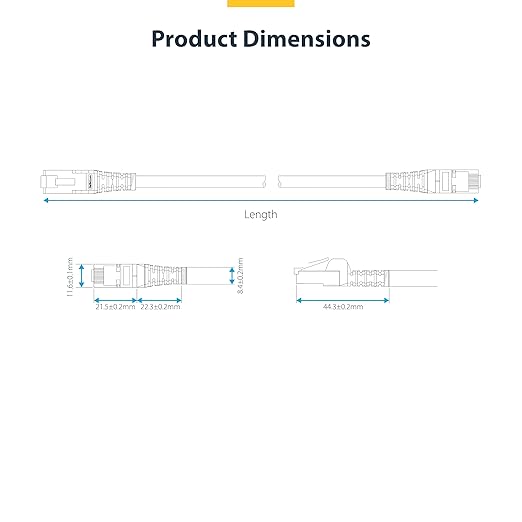 StarTech.com 50ft White CAT8 Ethernet Cable, Snagless RJ45, 100W PoE++ - Image 6