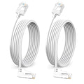 Flexible Cat 6A Ethernet Cable 270° Up Angled 3.3 Feet 2Pack, 10Gbps High-Speed by DUTEVOLNS