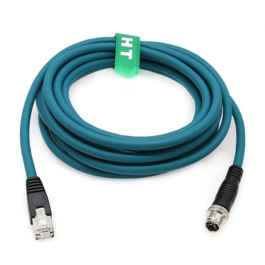 M12 Ethernet 8 Pin X Coded RJ45 CAT7e GigE Cable - Image 7