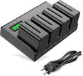 4&6 Pack NP-F970 Batteries 8900mAh and 4/6-Channel Charger Compatible by Binval