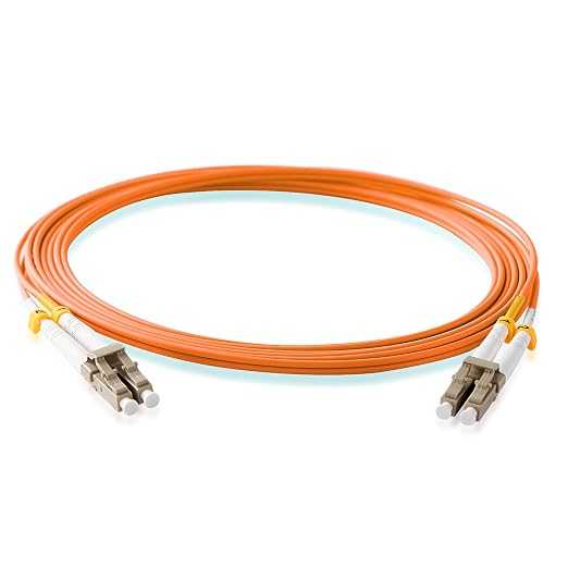 Fiber Optic Cable, OM2 LC to LC Fiber Patch Cable 10ft/3meter, 1GB 50/125 - Image 3