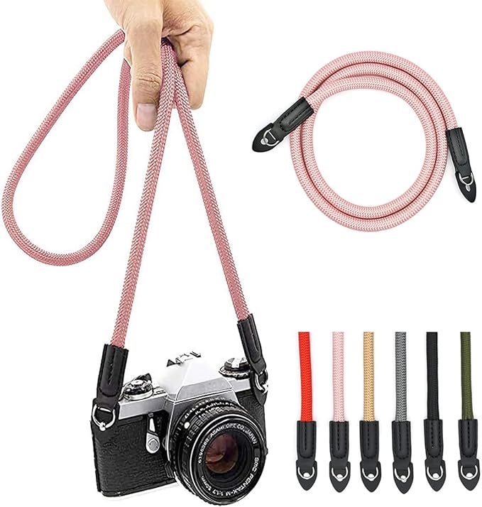 Camera Strap Vintage 100cm Nylon Climbing Rope Camera Neck Shoulder Strap by Eorefo