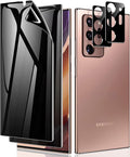 LYWHL Anti-Spy Black Full Adhesive Flexible Film + Camera Lens Glass Protector by LYWHL