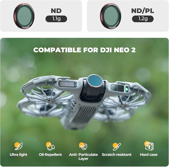 Freewell ND8/PL Filter for DJI Neo 2 - Image 2