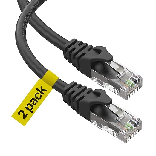 Ultra Clarity Cables Cat6 Ethernet Cable, 6 Feet LAN, utp Cat 6, Network Cord by UltraClarityCables