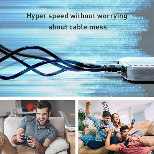 Smolink Cat8 Ethernet Cable 10ft 2-Pack, Shielded Network Wire, Weatherproof - Image 2