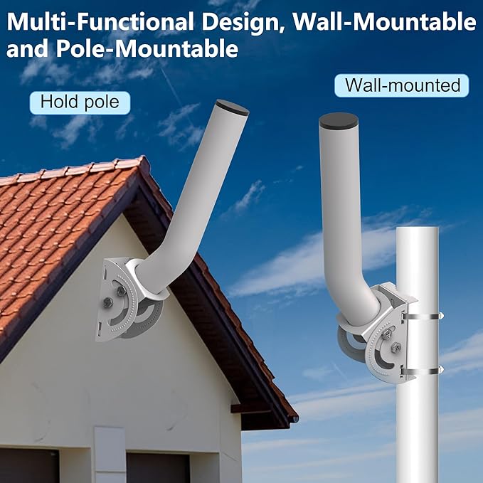 Outdoor Antenna Mount for Access Point, Pole/Wall Mount for Wireless Bridge - Image 2