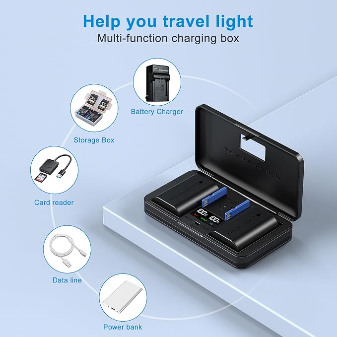 NP-W235 Camera Battery Multifunctional Charger Set Compatible - Image 2