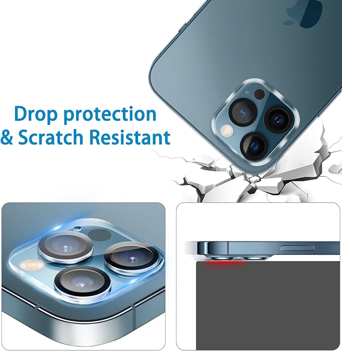 Dengduoduo 3 Pack Tempered Glass Camera Lens Protector - Image 4