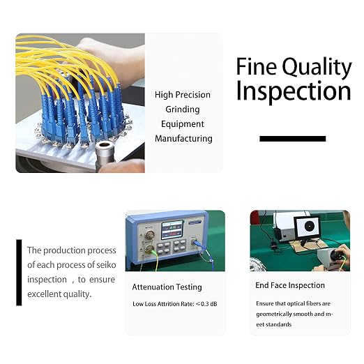 1.5m LC Fiber Pigtail, 6 Color-Coded SingleMode 9/125 LC-UPC Fiber Optic Patch - Image 5