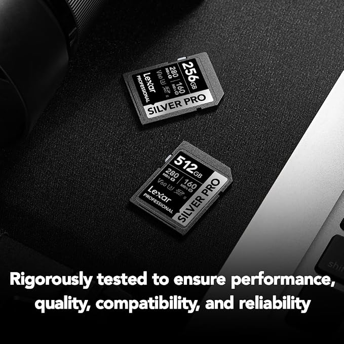 Lexar 1TB Professional Silver PRO SD Card, Full HD, - Image 8
