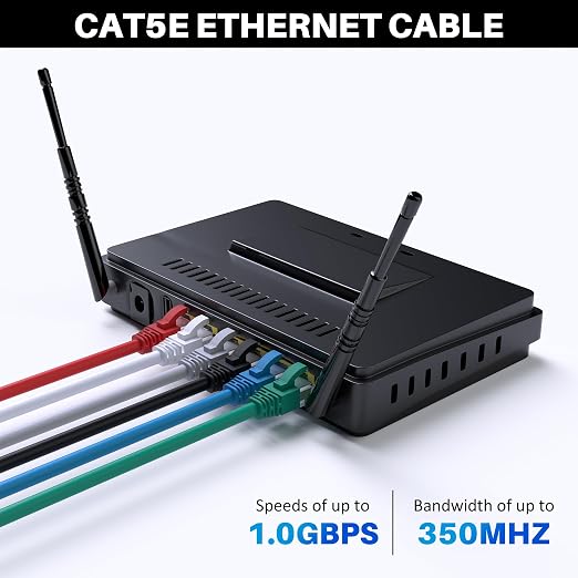 Cat5e Ethernet Cable 250 FT, Long Cat 5e Internet Cable, Standard RJ45 Connector - Image 4