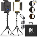 NiceVeedi 2-Pack Photography Lighting Kit, 36W Bi-Color Studio Lights by NiceVeediOfficial
