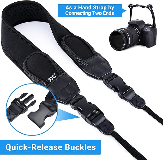 DSLR Camera Neck Strap, Soft Neoprene Shoulder Belt - Image 5