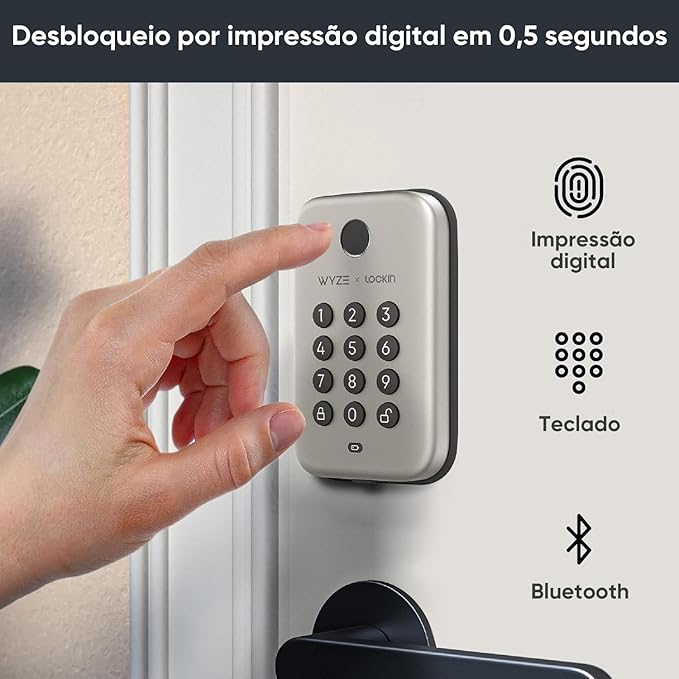 Wyze Auto-Lock Bolt, Fingerprint Unlock - Image 2