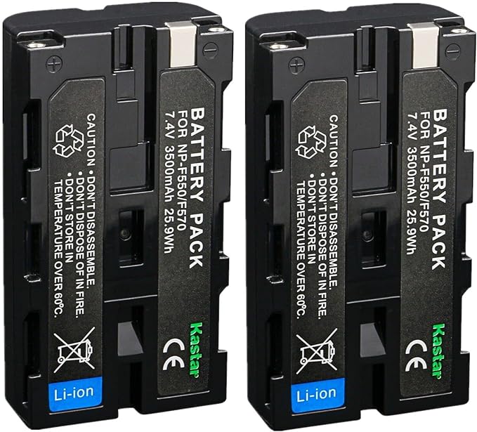 Kastar NP-F580 Battery 7.4V 3500mAh Replacement by Kastar