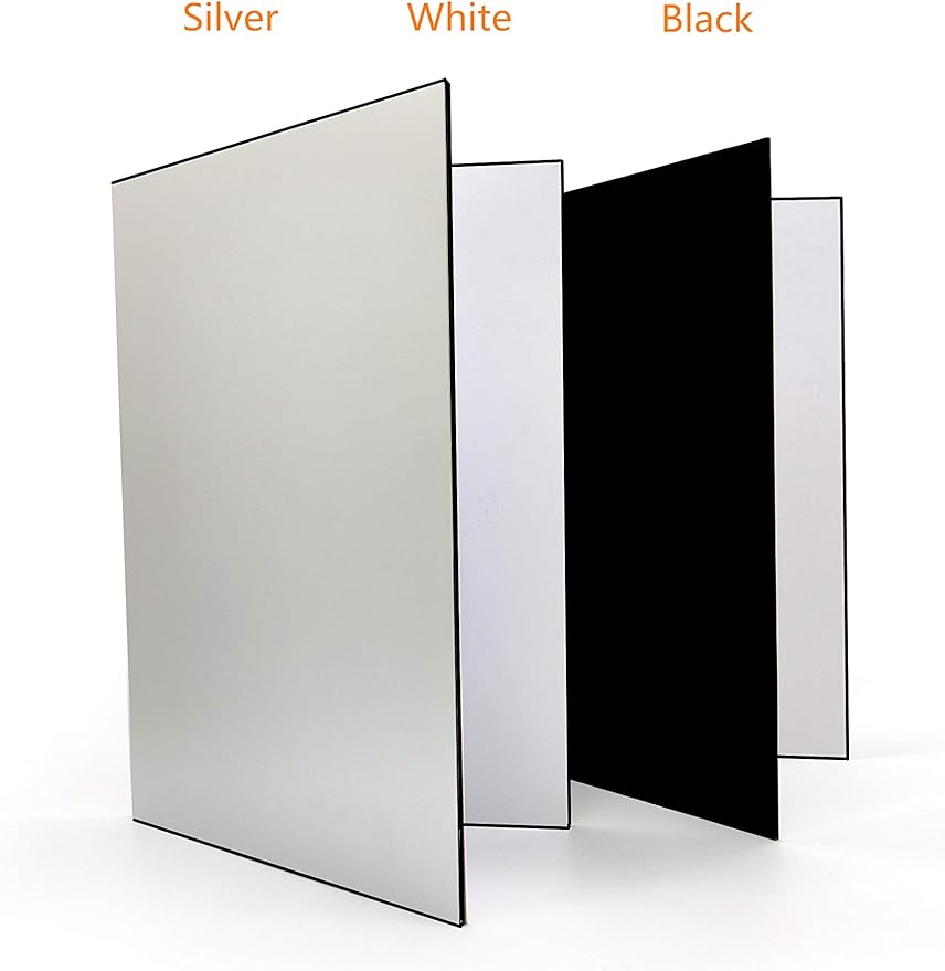 Light Reflector 3 in 1 Photography Reflector Cardboard, A3 Size Folding Light - Image 2