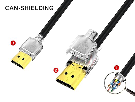 8K HDMI 2.1 Cable, Real Certified Cable, Ultra HD Braided Cord, Supports - Image 7