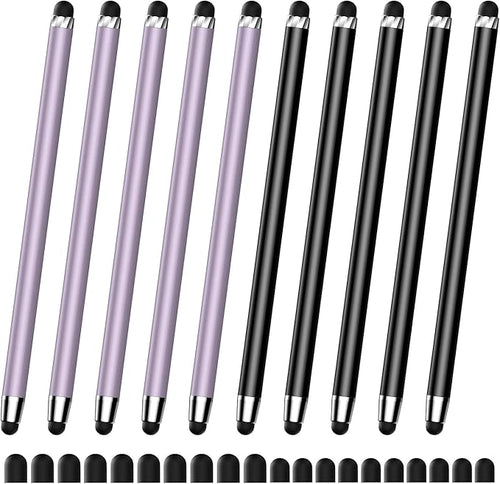 10 PCS Stylus Pen for Touchscreen, 2-in-1 High Sensitivity & Precision | Rubber by DAXINGXING
