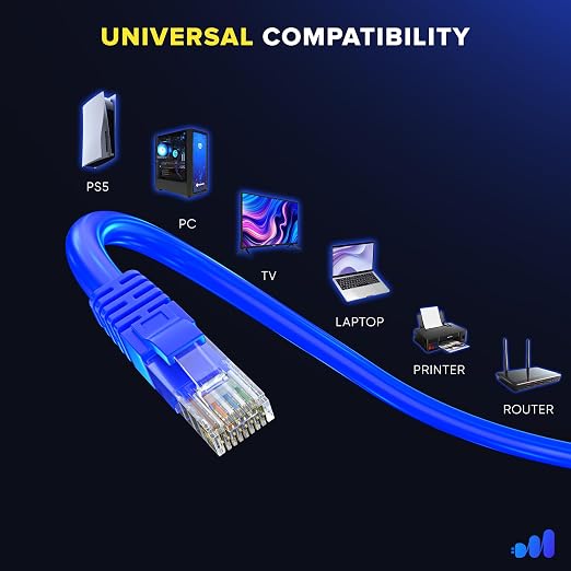 Maximm Cat 6 Ethernet Cable 10 Ft, Patch and Network Cable - Image 6