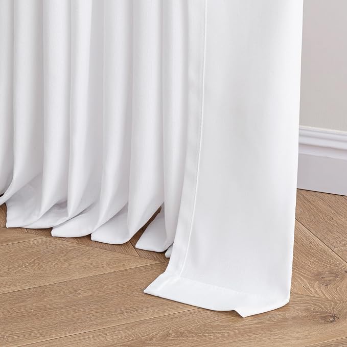 Memory Trained Pinch Pleated Curtains 90 Inches Long, Viral Linen Pinch Pleat - Image 7