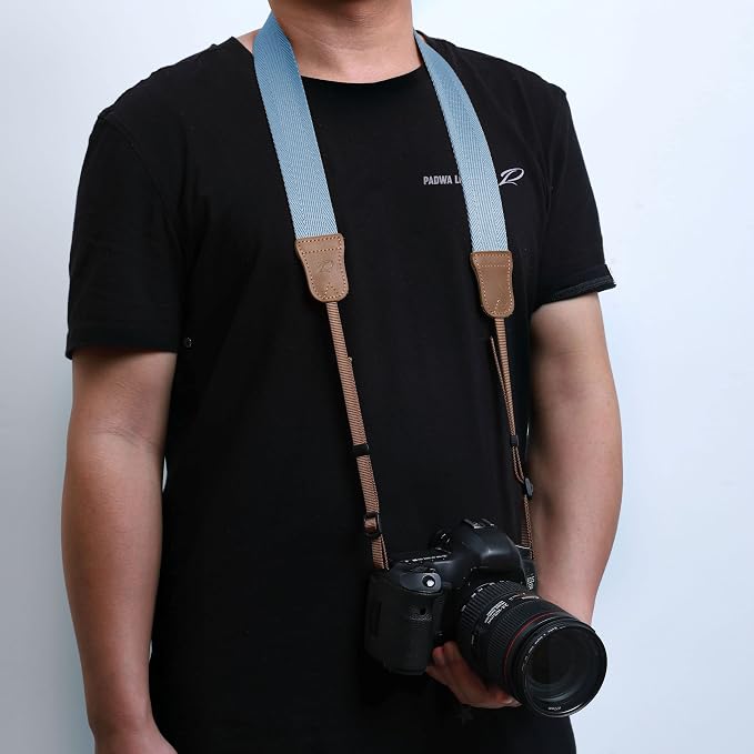 Padwa Lifestyle Light Blue Camera Strap - Image 2