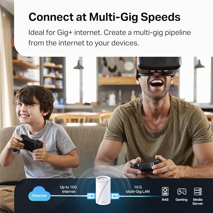TP-Link Deco 7 Elite BE95 Quad-Band WiFi 7 BE33000 Whole Home Mesh System - Image 9