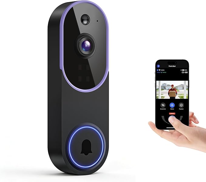 Smart 1080p Video Doorbell Camera by Unknown