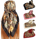 4Pcs Silk Head Scarves for Women Satin Hair Scarf 35”Large Square Bandana Silk by Upeilxd