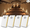 EZVALO 4 Pack Motion Sensor Night Lights Indoor, Rechargeable 1500mAh LED Stair by EZVALO