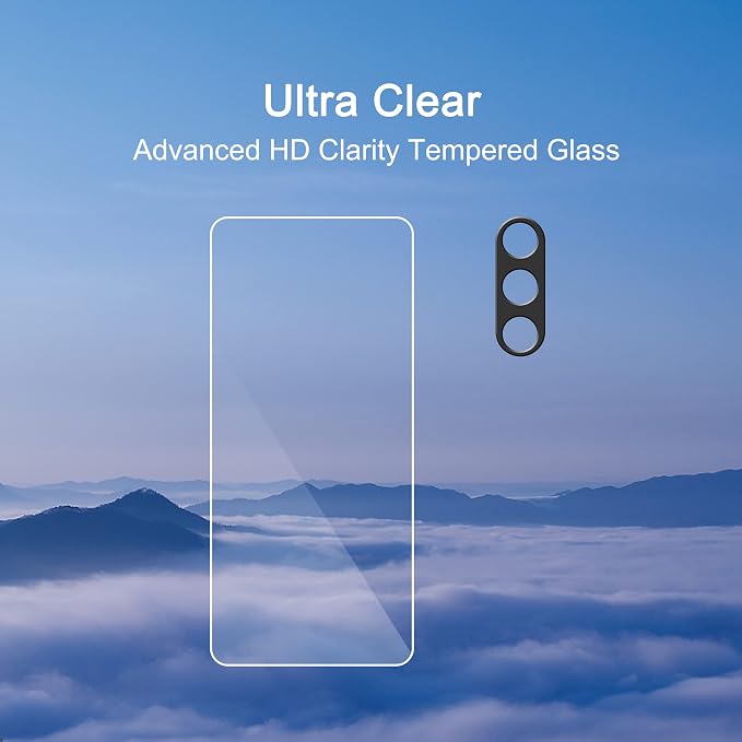 Ailun Screen Protector for Galaxy S23 3Pack + 3Pack Camera Lens Tempered Glass - Image 4
