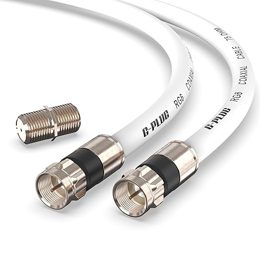 G-PLUG 6FT RG6 Coaxial Cable Connectors Set by G-PLUG