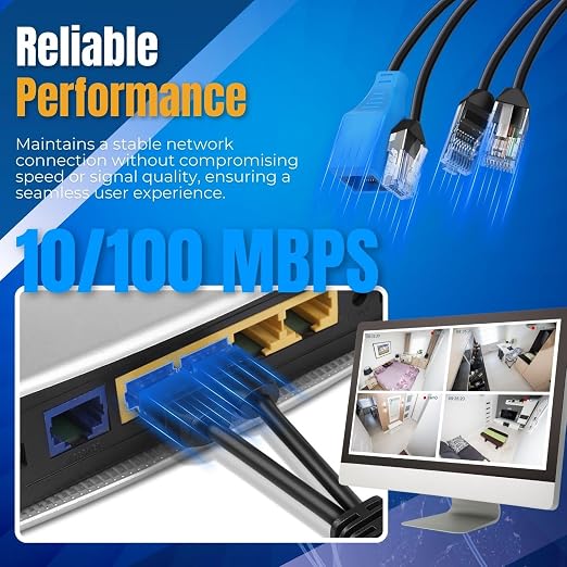 TNP RJ45 Ethernet Cable Combiner/Splitter Kit, 2 Male to 1 Female & 1 Male 1 - Image 7