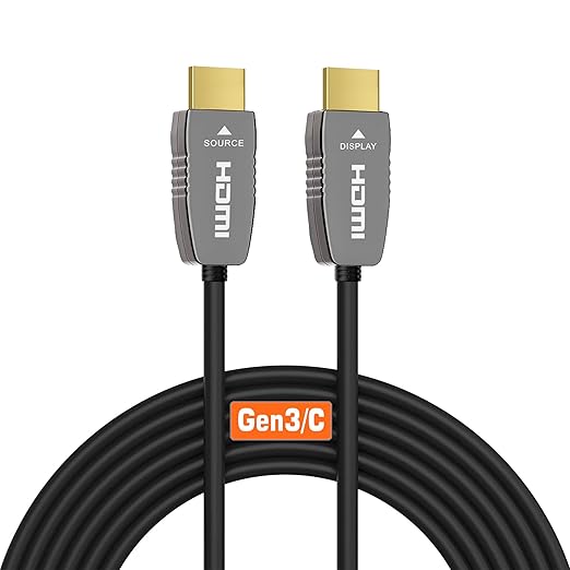 RUIPRO 8K Fiber Optic HDMI 2.1b Cable 10 Feet 48Gbps 8K60Hz 4K120Hz Dynamic HDR by RUIPRO-ProfessionalQualityVideoandAudioYouCanSeeandHear