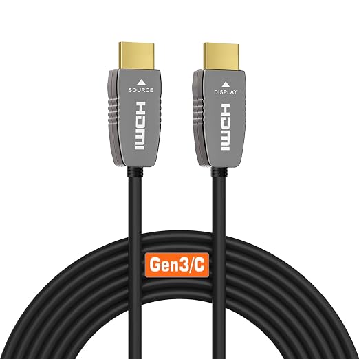 RUIPRO 8K HDMI Fiber Optic Cable CL2 Rated 85 Feet 48Gbps 8K60Hz 4K120Hz by RUIPRO-ProfessionalQualityVideoandAudioYouCanSeeandHear