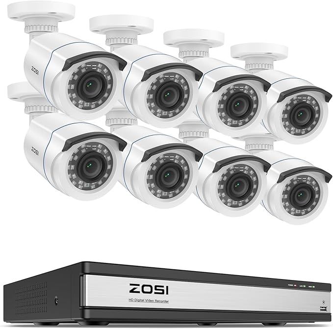 ZOSI H.265+ 16 Channel Security Camera System by ZOSI