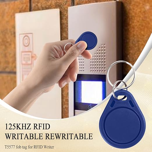 10pcs T5577 RFID Keyfobs 125khz Writable T5577 Key Fob Proximity ID Card Token - Image 6