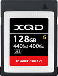 INDMEM XQD 128GB Memory Cards, 5X Tough MLC XQD Flash Memory Cards High Speed G by INDMEM