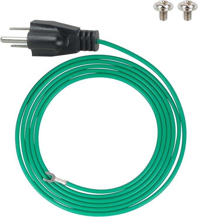 6.6 Ft Shielded Ethernet Patch Panel Bond & Ground Extension Wire Adapter by eaacaa