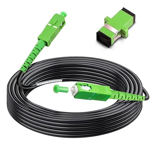 300 Meters Low Friction Outdoor Armored SC/APC to SC/APC Fiber Optic Internet by Bangun