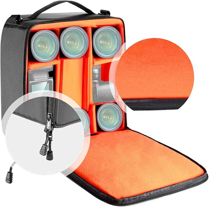 Neewer® Flexible Partition Camera Padded Bag Insert Protection Handbag - Image 5