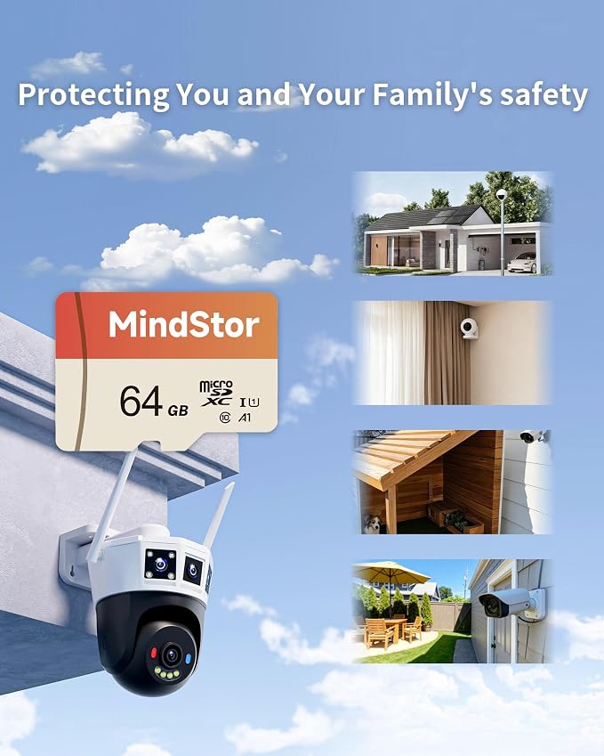 Micro SDXC 64GB Memory Card, MindStor 90MB/s Read Speed TF Card - Image 6