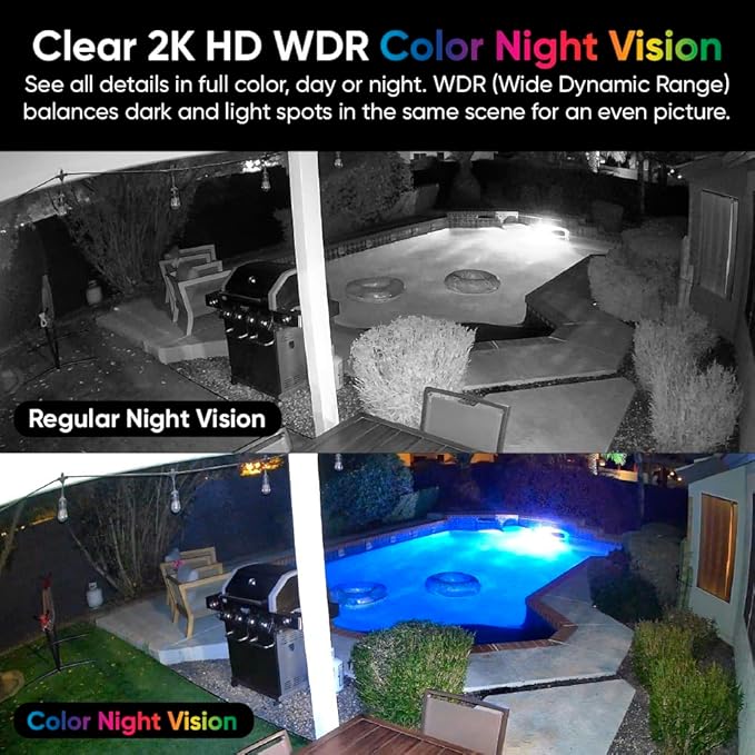 WYZE Duo Cam Pan Indoor/Outdoor IP65 2K 360° Pan/Tilt Smart Home Security Camera - Image 5