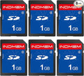 SD Card 1GB, 6 Packs Class 4 1GB Flash Memory Card MLC Standard Secure Digital by Unknown